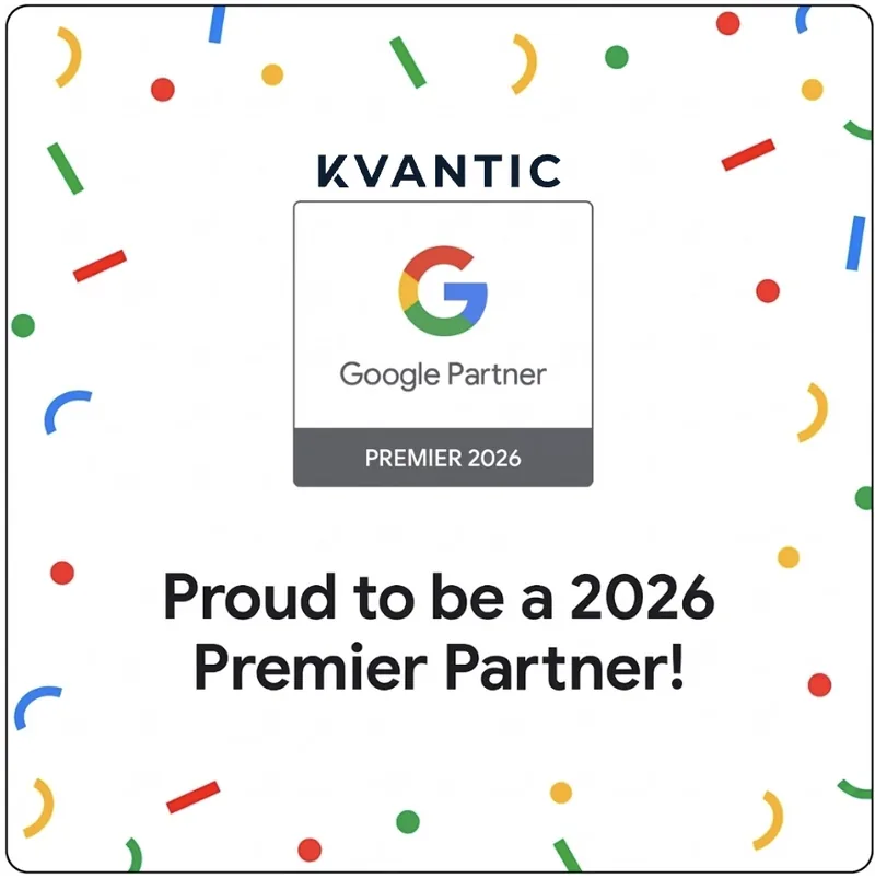 Kvantic är Google Premier Partner 2026