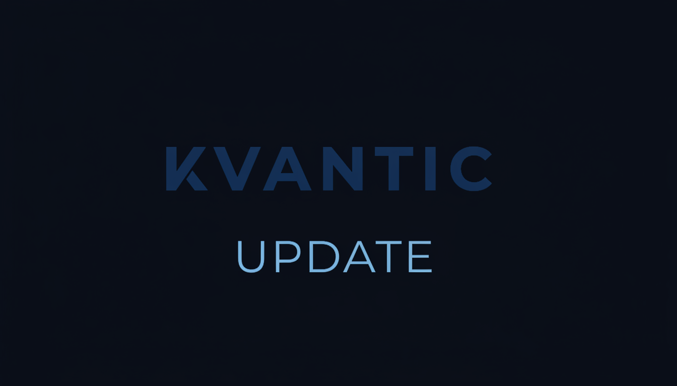 Kvantic Update – september 2024